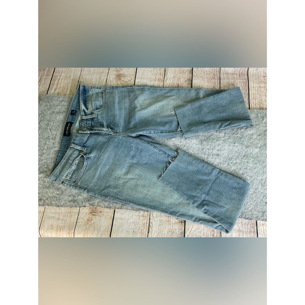 Lucky Brand Stella Skinny Frayed Hem Jeans Size 8